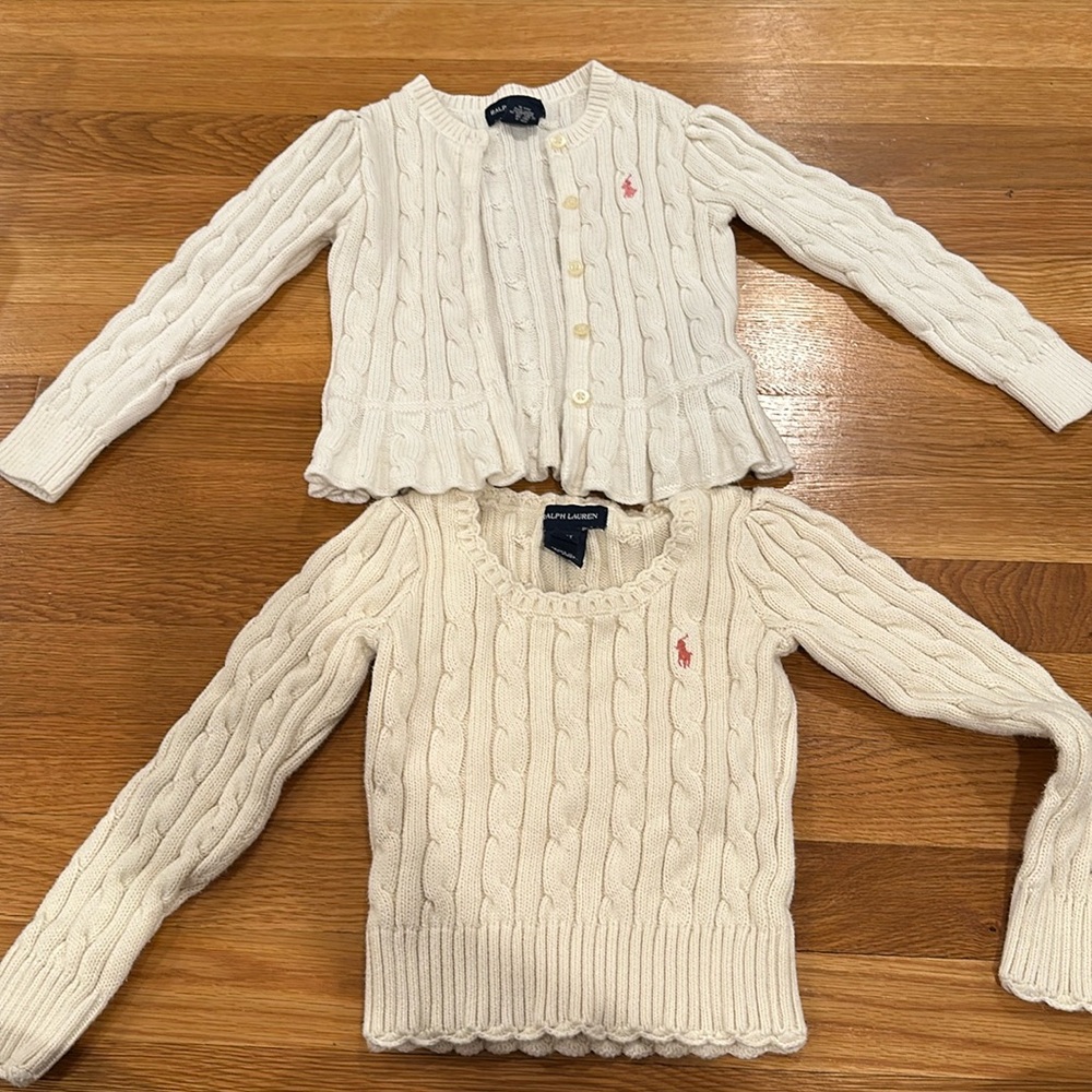 Two Ralph Lauren Sweaters (4T)